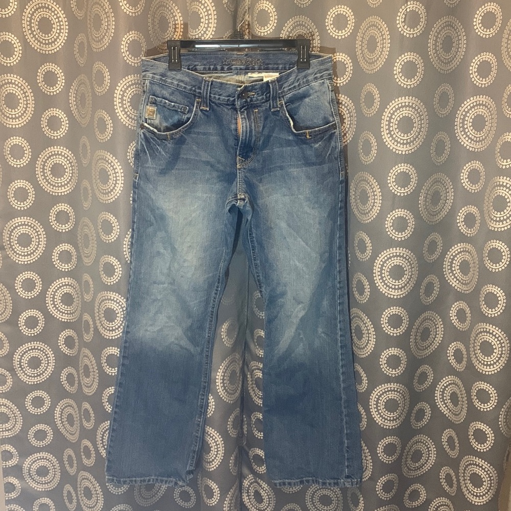 Cinch Mens Carter Relaxed Fit Bootcut Jean - Medium Stonewash